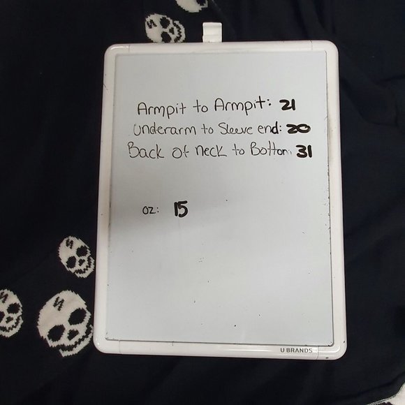 Hot Topic Black & White Skull Goth Punk Ruffle Hooded Cardigan Size Large - Picture 11 of 11